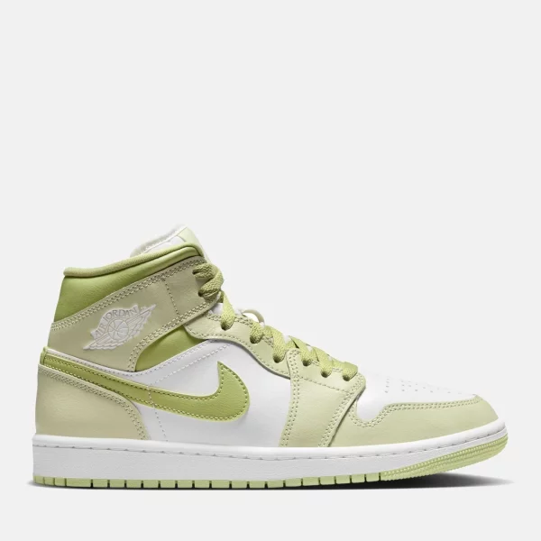 Jordan - Air Jordan 1 Mid Γυναικεία Sneakers  - OLIVE-WHIT (0243)