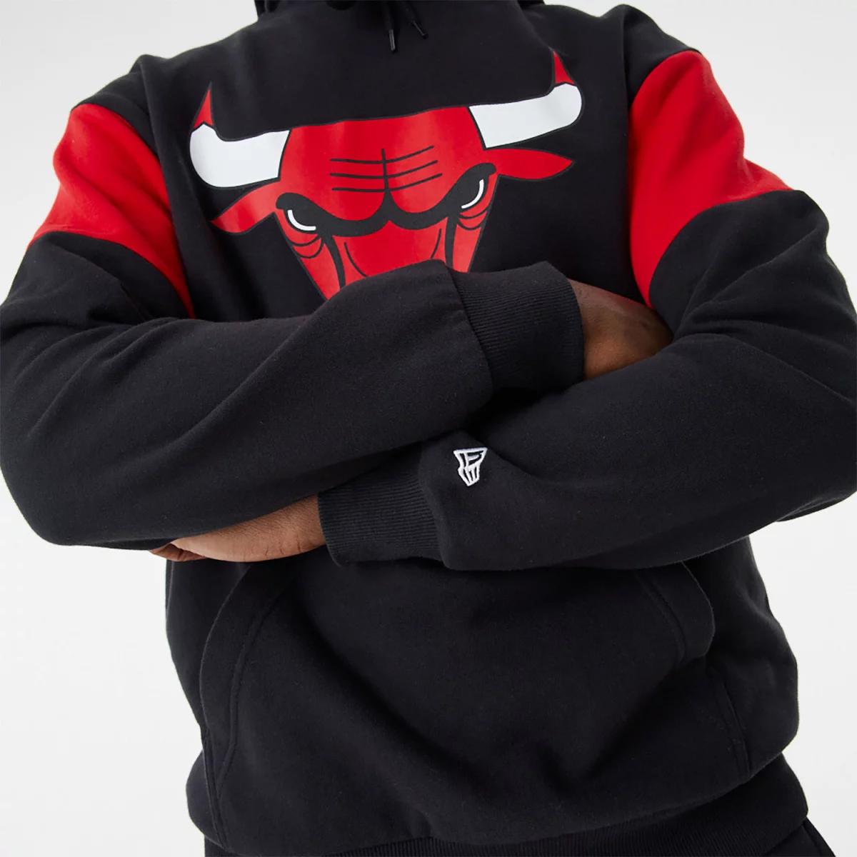 66757996cf44cchicago_bulls_nba_colour_block_black_oversized_hoodie_60424414_back