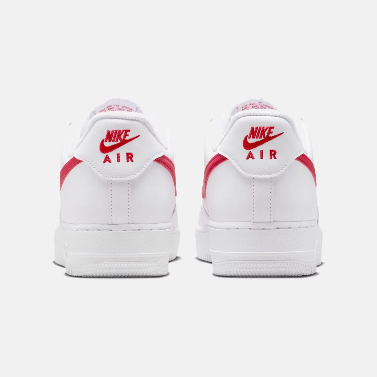 Nike - Air Force 1 '07 Ανδρικά Sneakers  - RED-WHITE (0212)