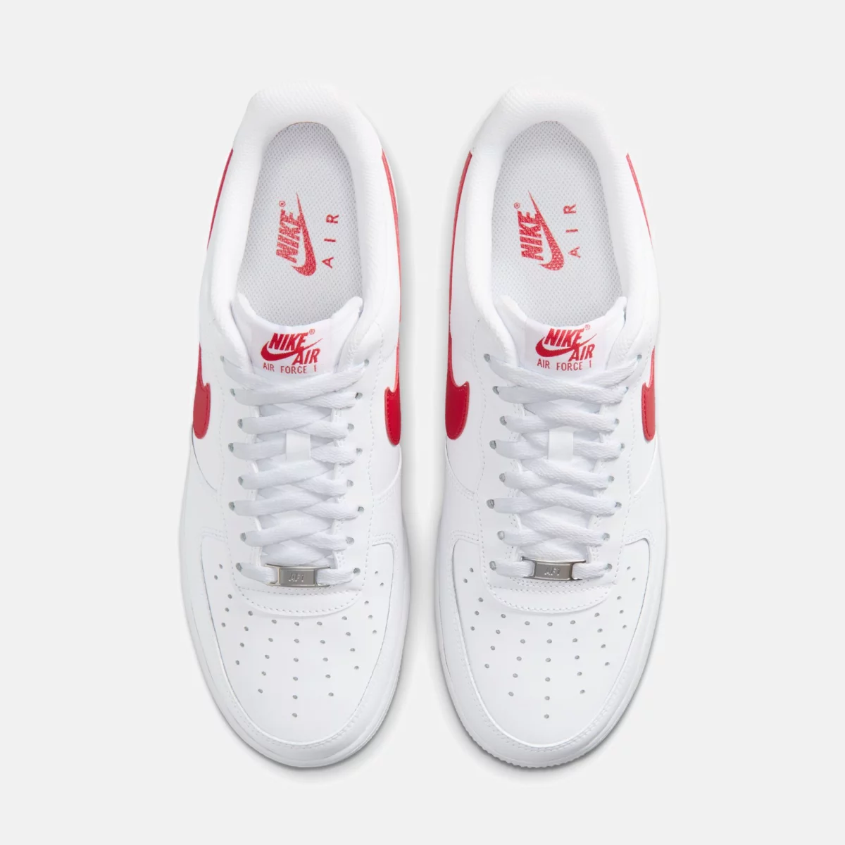 Nike - Air Force 1 '07 Ανδρικά Sneakers  - RED-WHITE (0212)