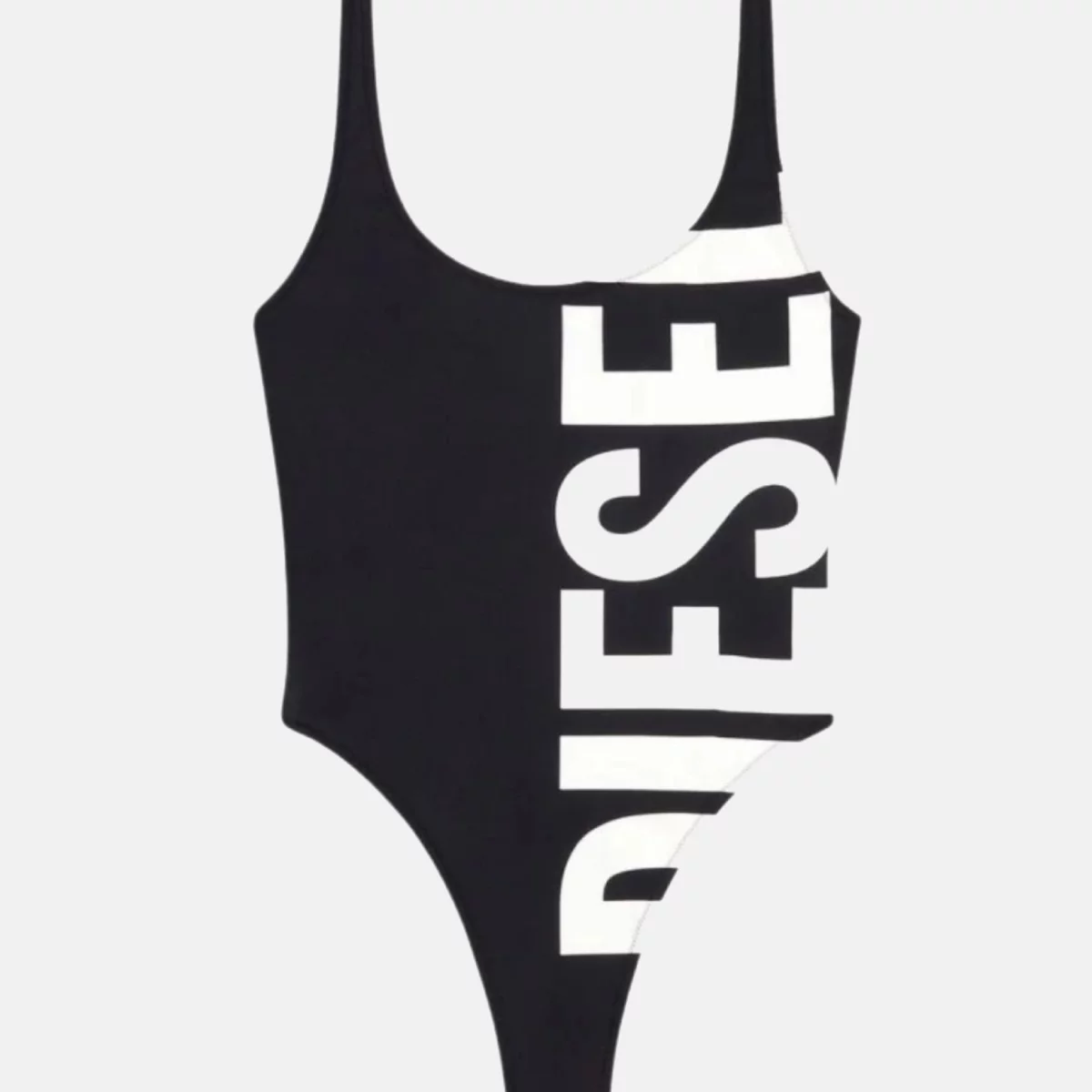 Diesel - BfswKylia Γυναικείο Ολόσωμο Μαγιό - BLACK-WHIT (0313)