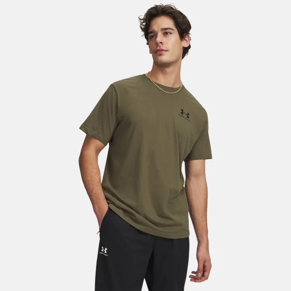 Under Armour - SPORTSTYLE LC SS Ανδρικό T-shirt - GREEN (0004)