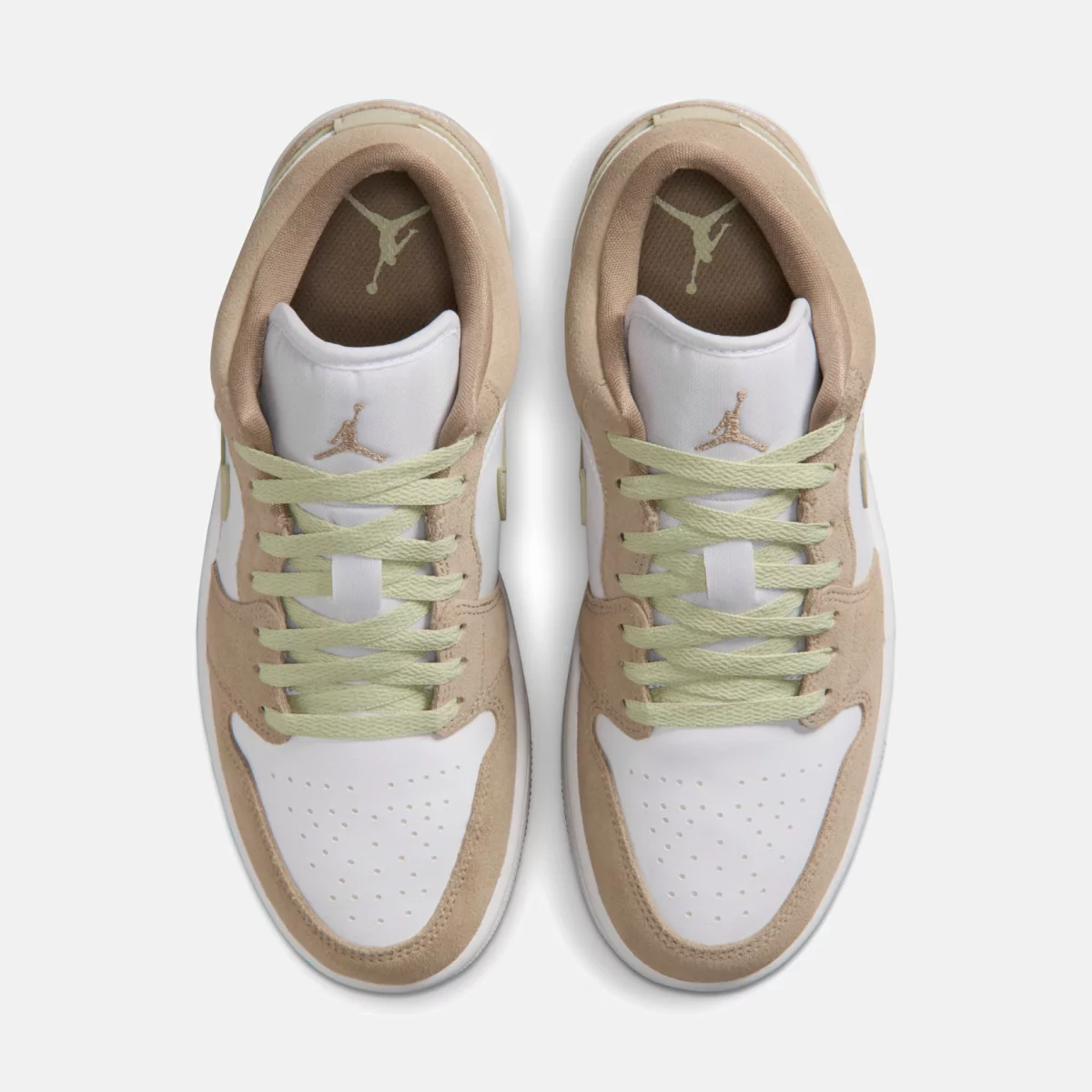 Jordan - Air Jordan 1 Low Γυναικεία Sneakers - BROWN-WHIT (0165)