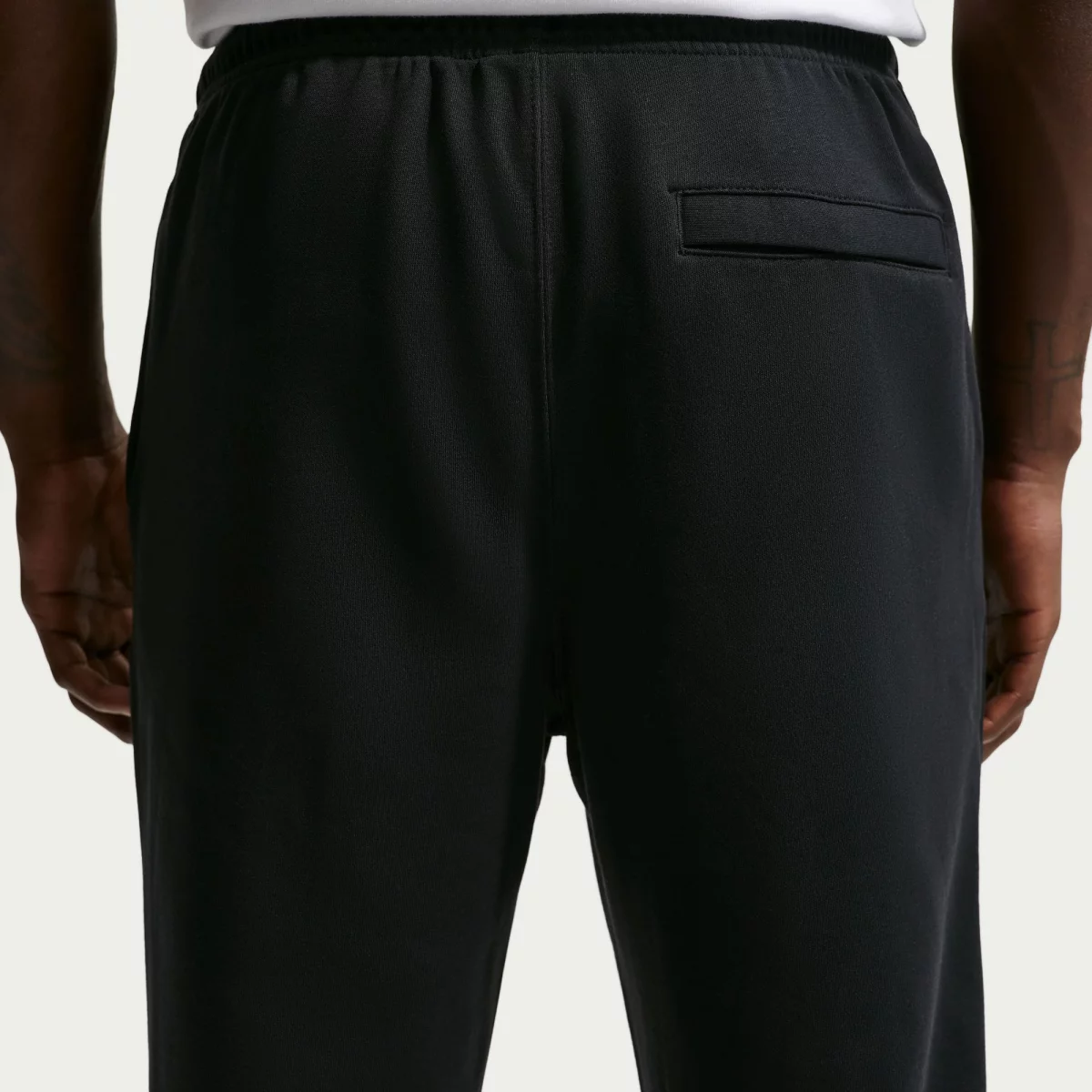 Nike - Nike Club French Terry Ανδρικό Παντελόνι Φόρμας - BLACK (0002)
