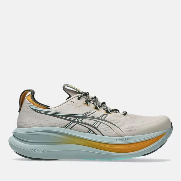 Asics - Asics Gel-Nimbus 28 TR Ανδρικά Παπούτσια για Τρέξιμο - BEIGE-BLUE (0343)