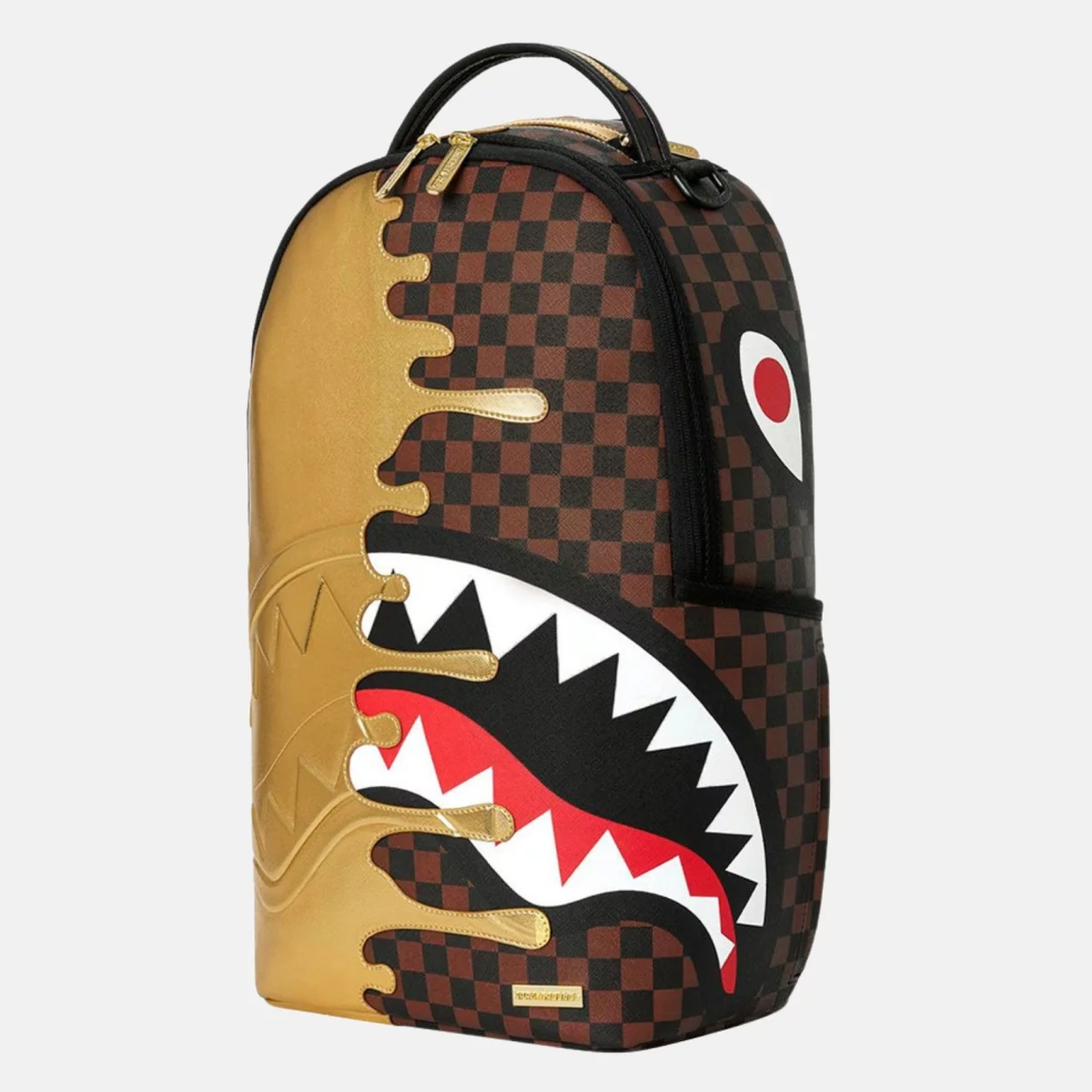 Sprayground - Sprayground Sharks In Paris Gold Drip Σακίδιο Πλάτης