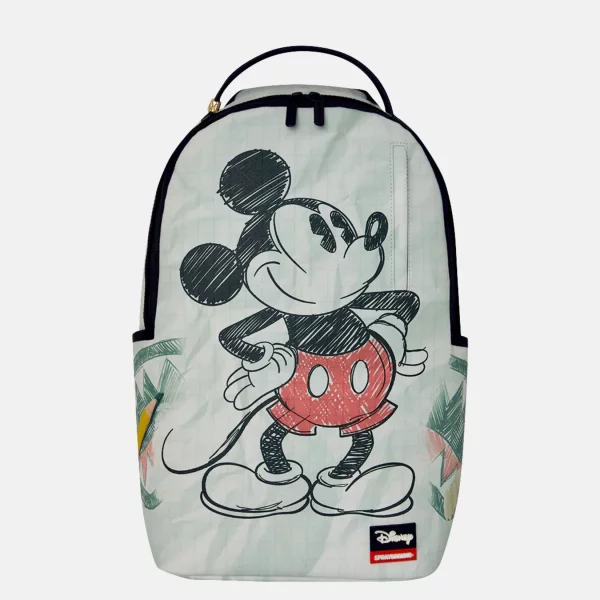 Sprayground - Sprayground Disney Old School Mickey Sketch Σακίδιο Πλάτης - BLACK-WHIT (0313)