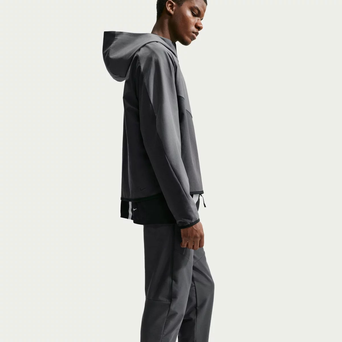 Nike - Nike Tech Dri-FIT Ανδρικό Παντελόνι Φόρμας - GREY-BLACK (0132)