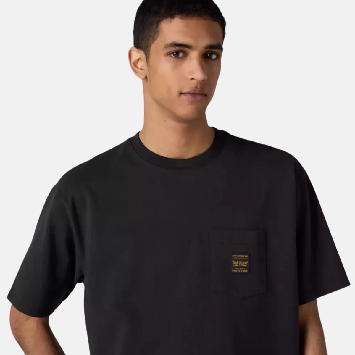 Levi’s - Levi's Workwear Pocket Ανδρικό T-shirt - BLACK (0002)