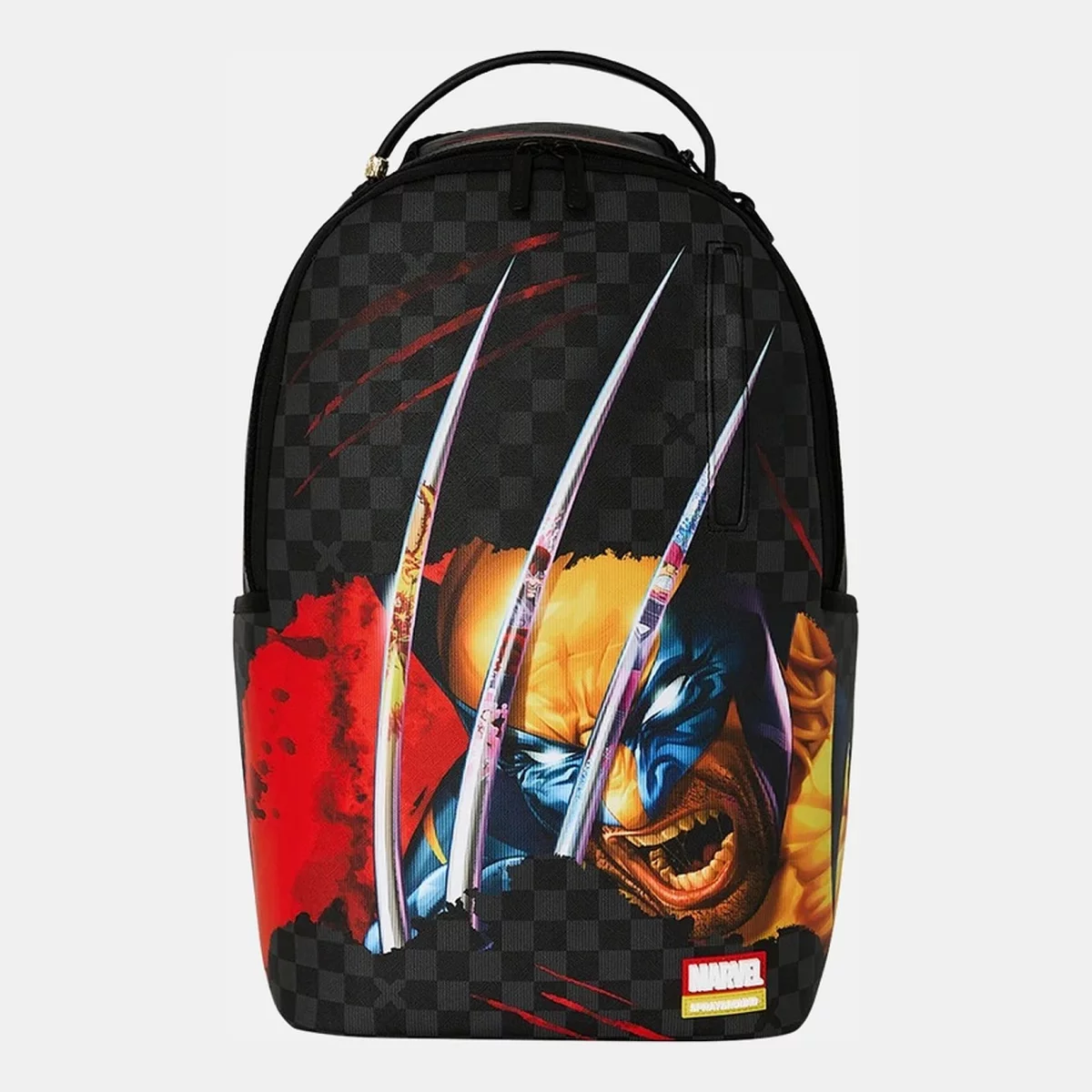 Sprayground - Sprayground Marvel Wolverine Sharkmouth Tear Up Backpack - BLACK (0002)