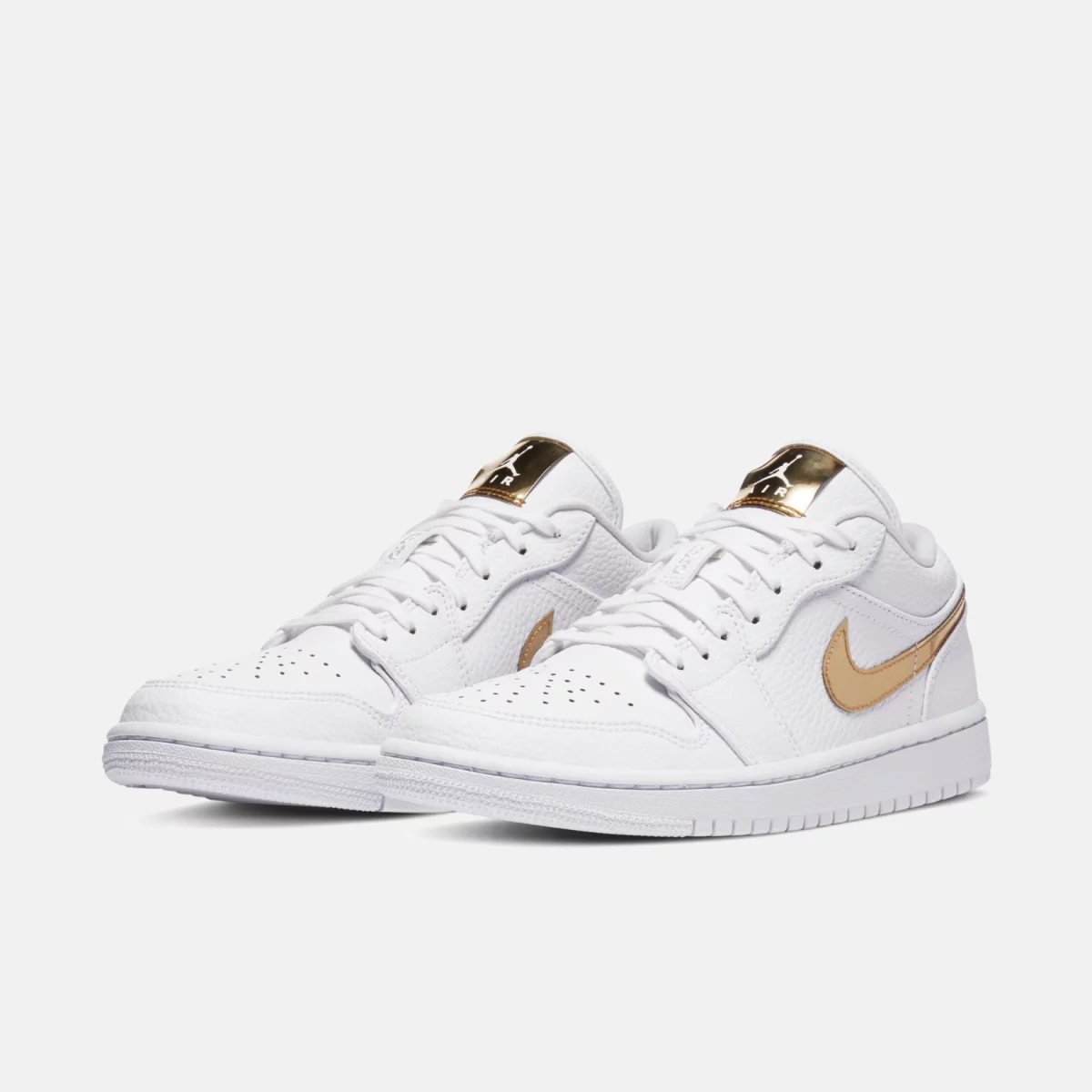 Jordan - Air Jordan 1 Low SE Γυναικεία Sneakers - WHITE-GOLD (0290)
