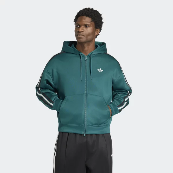 adidas Originals - adidas Originals Adicolor Spacer Oversized Full Zip Ανδρική Ζακέτα