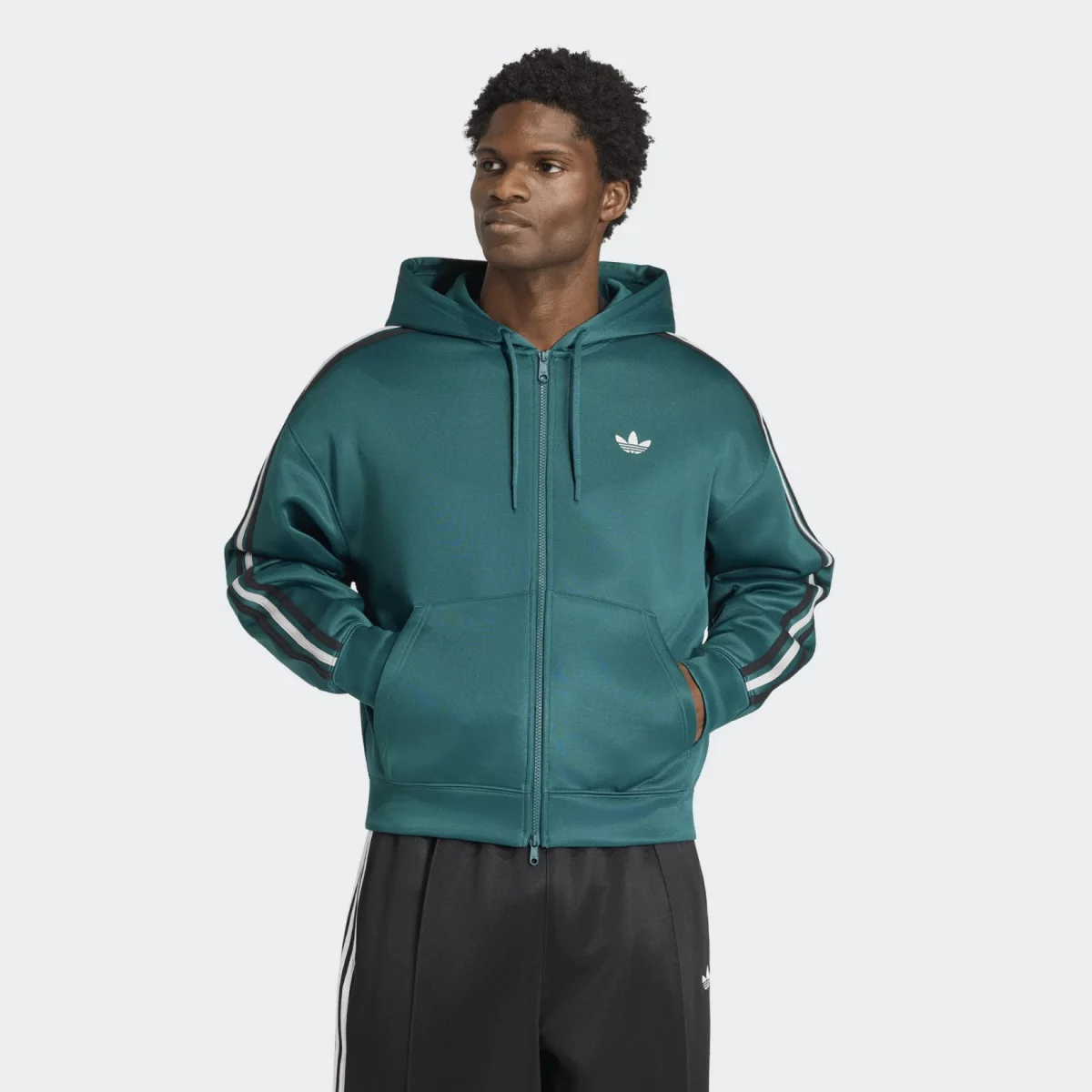 adidas Originals - adidas Originals Adicolor Spacer Oversized Full Zip Ανδρική Ζακέτα