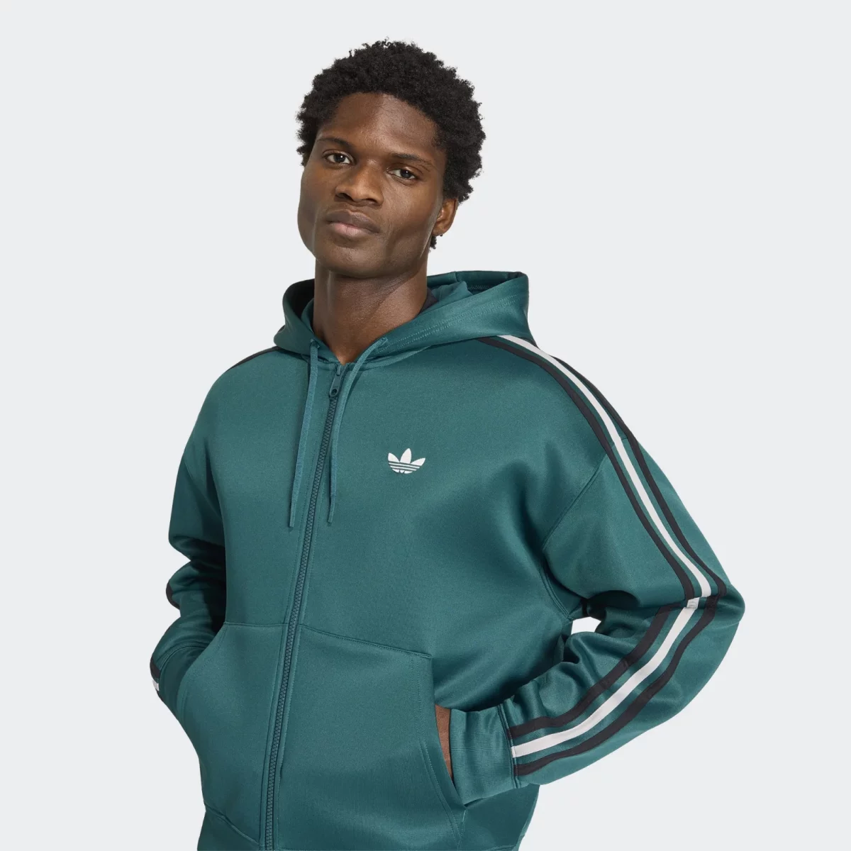 adidas Originals - adidas Originals Adicolor Spacer Oversized Full Zip Ανδρική Ζακέτα