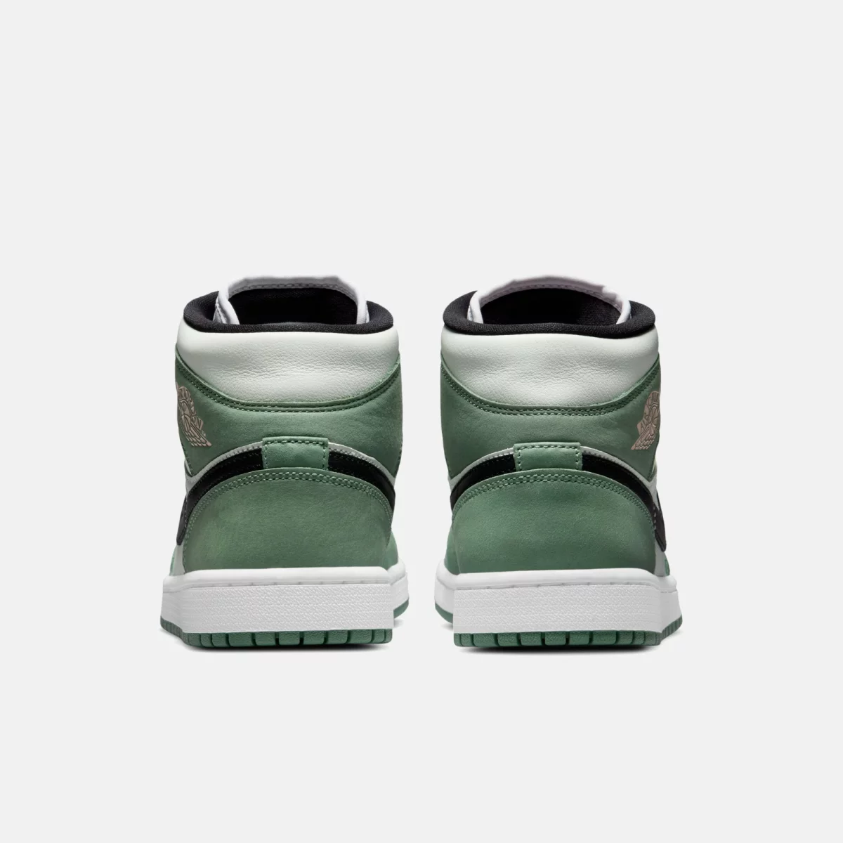 Jordan - Air Jordan 1 Mid SE Γυναικεία Sneakers - GREEN-WHIT (0441)