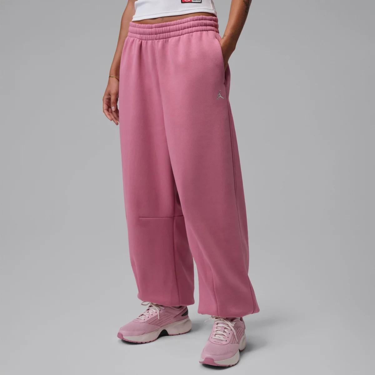 Jordan - Jordan Brooklyn Γυναικείο Παντελόνι Φόρμας - PINK (0030)