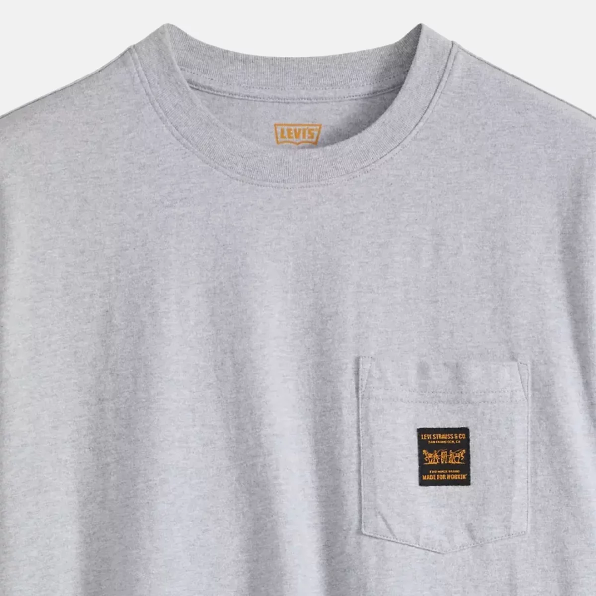 Levi’s - Levi's Workwear Pocket Ανδρικό T-shirt - GREY (0012)
