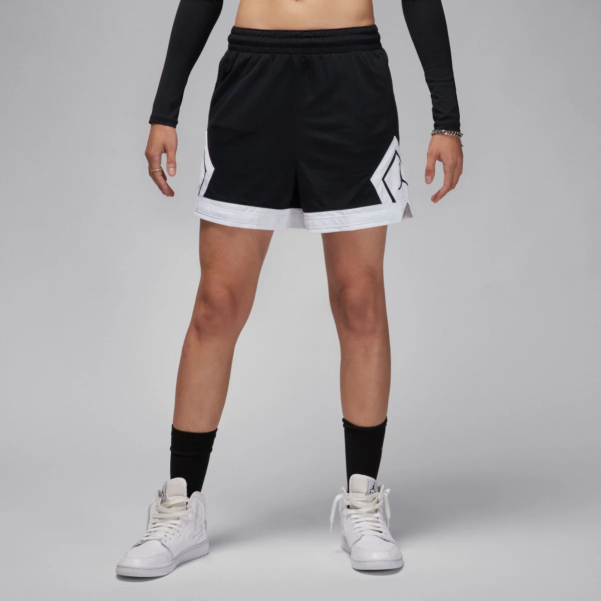 Jordan - Jordan Sport Γυναικείο Σορτς - BLACK-WHIT (0313)