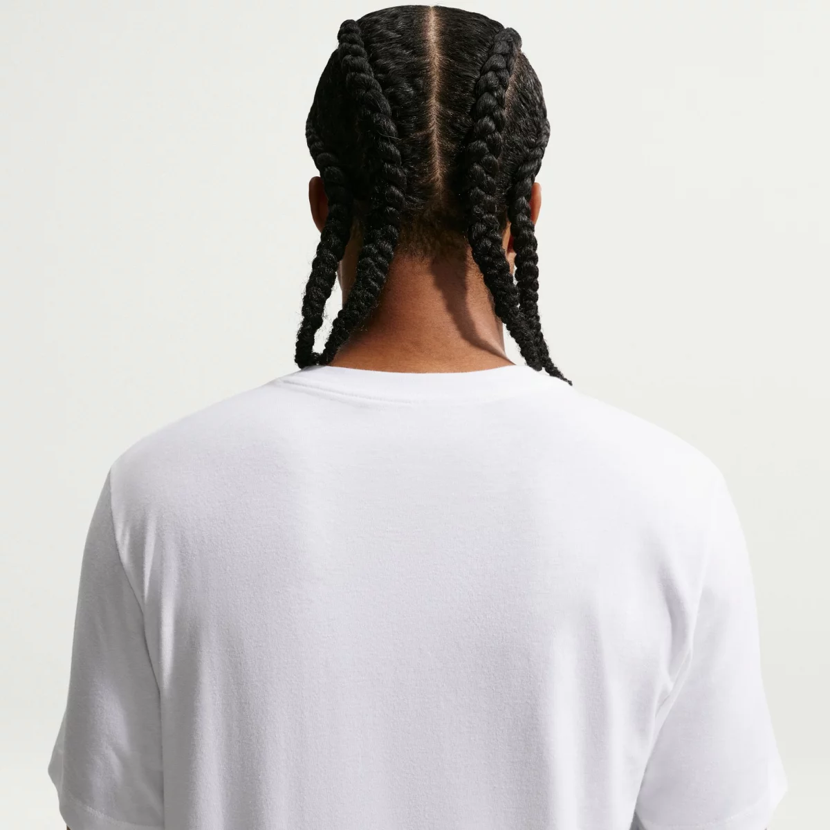 Nike - Nike Sportswear Swoosh Ανδρικό T-shirt - WHITE-BLAK (0275)