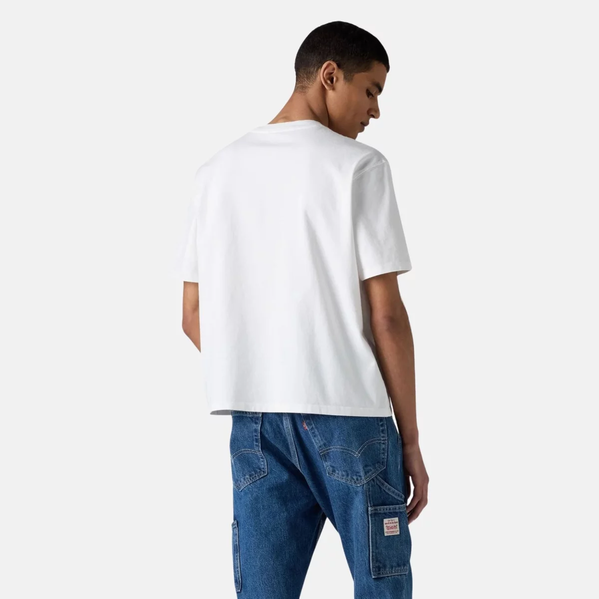 Levi’s - Levi's Workwear Pocket Ανδρικό T-shirt - WHITE (0001)