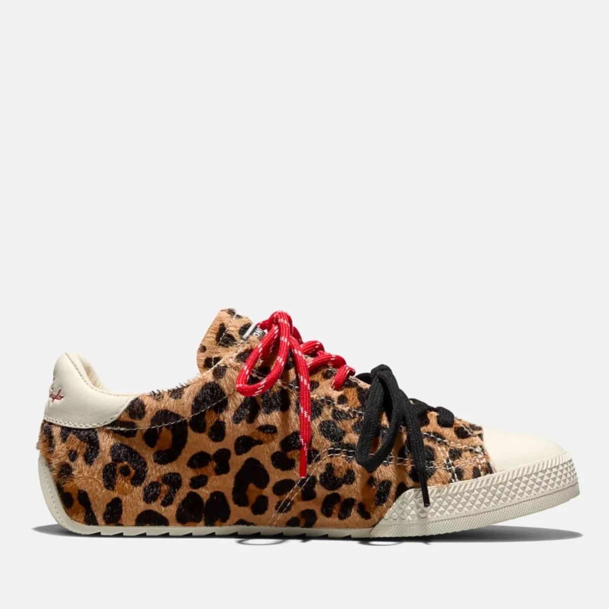 Converse - Converse Chuck Taylor Lo Leopard Pony Hair Γυναικεία Sneakers - BROWN-BLAK (0166)