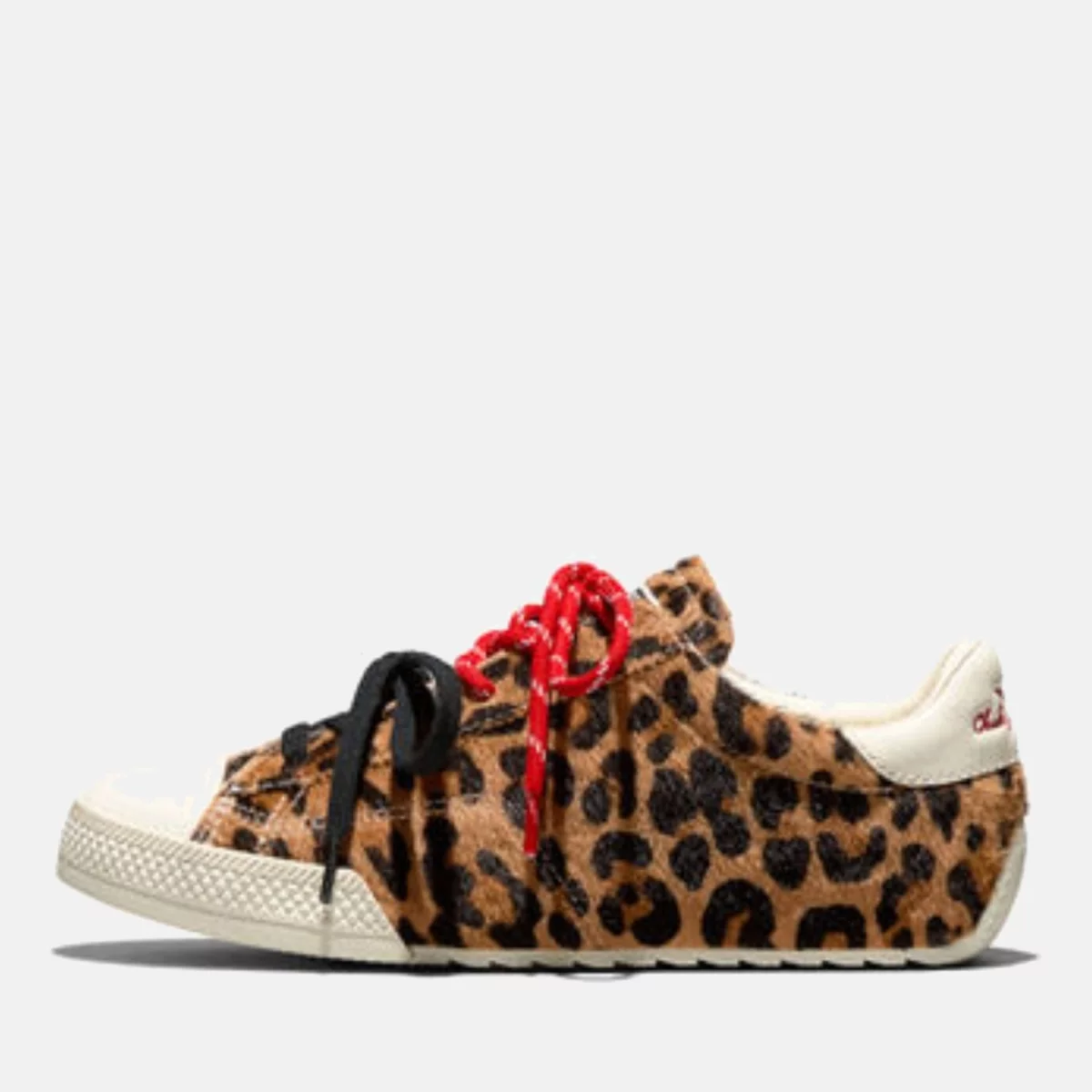Converse - Converse Chuck Taylor Lo Leopard Pony Hair Γυναικεία Sneakers - BROWN-BLAK (0166)