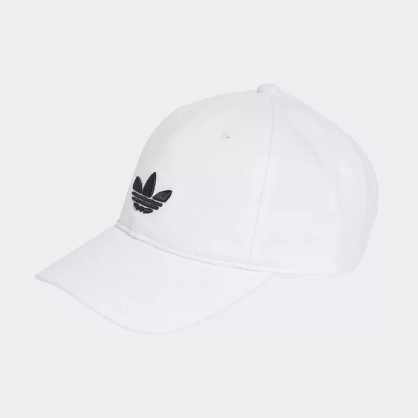 adidas Originals - adidas Originals Adicolor Baseball Καπέλο  - WHITE-BLAK (0275)