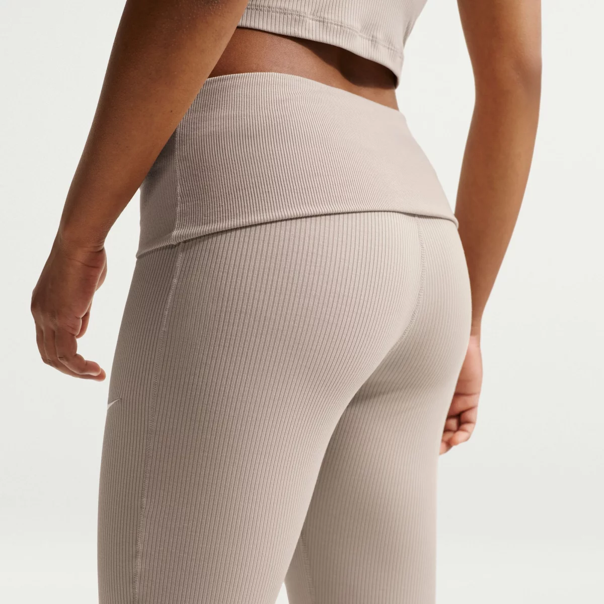Nike - Nike Sportswear Chill Knit Γυναικείο Παντελόνι Φόρμας - BEIGE (0022)