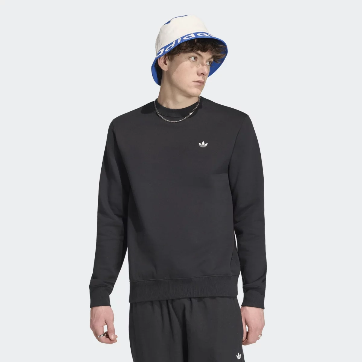 adidas Originals - adidas Originals Trefoil Essentials Ανδρικό Φούτερ - BLACK (0002)